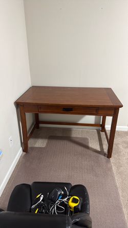 Ashley Furniture Solid Wood Desk -Oak