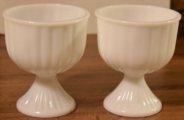 Two Solid White Bowls