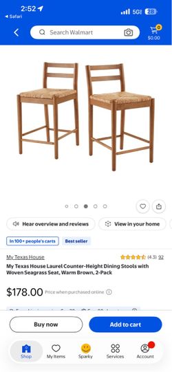 My Texas house height stools