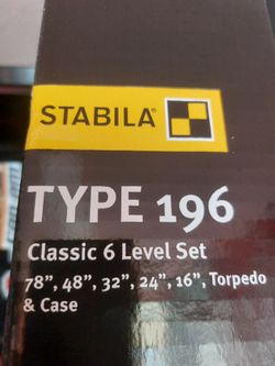 STABILA LEVEL SET