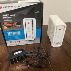 Motorola Arris Modem Model: SB6183
