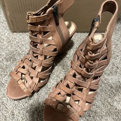 Leather Vince Camuto Peep Toe