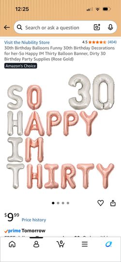 30th Birthday Balloons