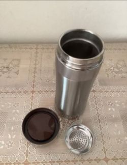 Stainless Steel Tea Mugs with strainer