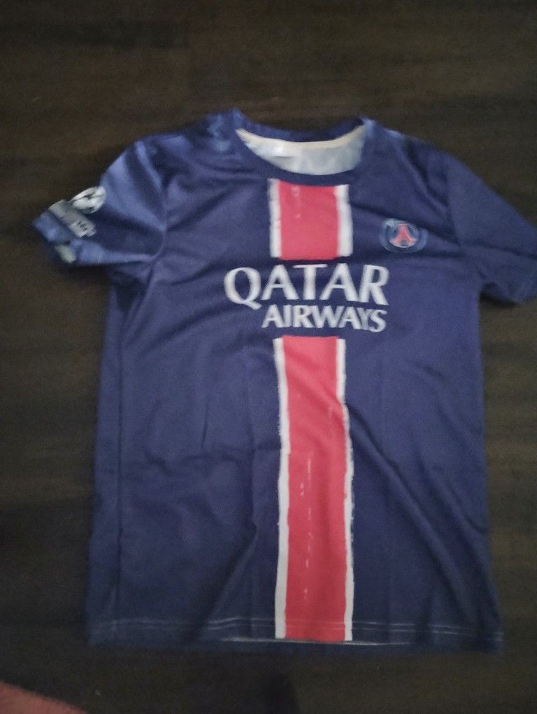 Brand New PSG Jersey With Champions League Badge And Everything