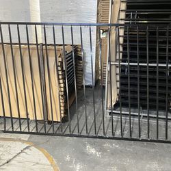 Galvanized Biasable Steel Fence Panel Flat Top And Bottom