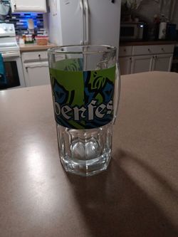 Oktoberfest Glass Beer Stein Mug