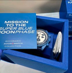 OMEGA Super BLUE moon phase