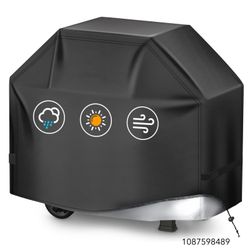 TIAOFY BBQ Gas Grill Cover for Outdoor, Anti-UV, Rip-Proof, 600D Oxford Fade Resistant