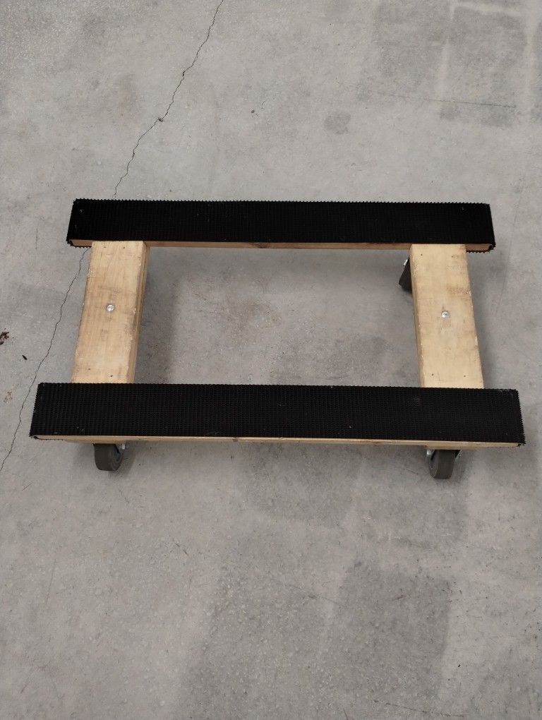 4 Wheel Dolly Rubber Sides