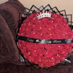 100 Count Glittered Roses
