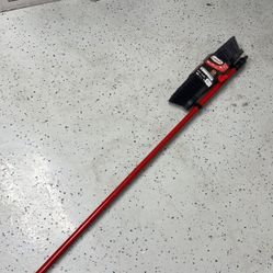 18 in Smooth Surface Push Broom Steel Handle $15 CASH ONLY 