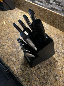 Kitchen Knife Set with Black Block