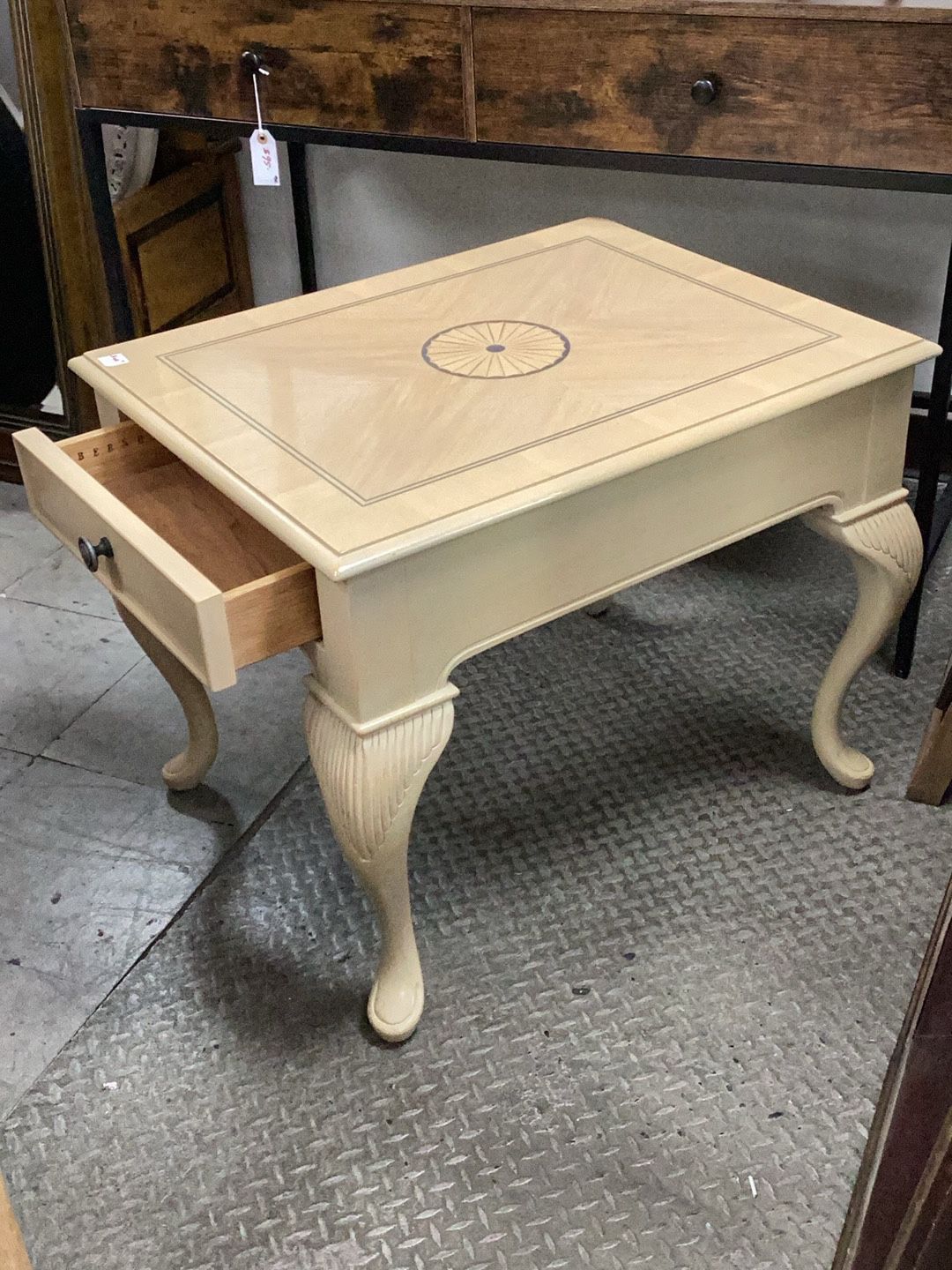 BERNHARDT Solid Wood Side End Table