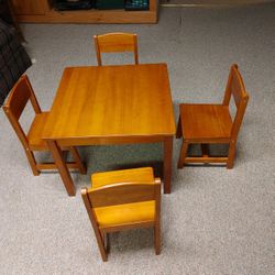 kidKraft Farmhouse Table & 4 chairs