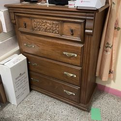 Bedroom Set  Wood Old Fashioned Well Made