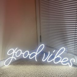Good Vibes LED Sign