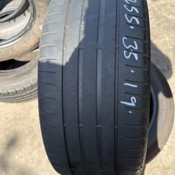 255/35/19 Bridgestone Turanza T005 Run Flat ... One Tire Available..dot 2023