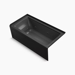 KOHLER BATH TUB BLACK 60 X 30 JET WHIRLPOOL