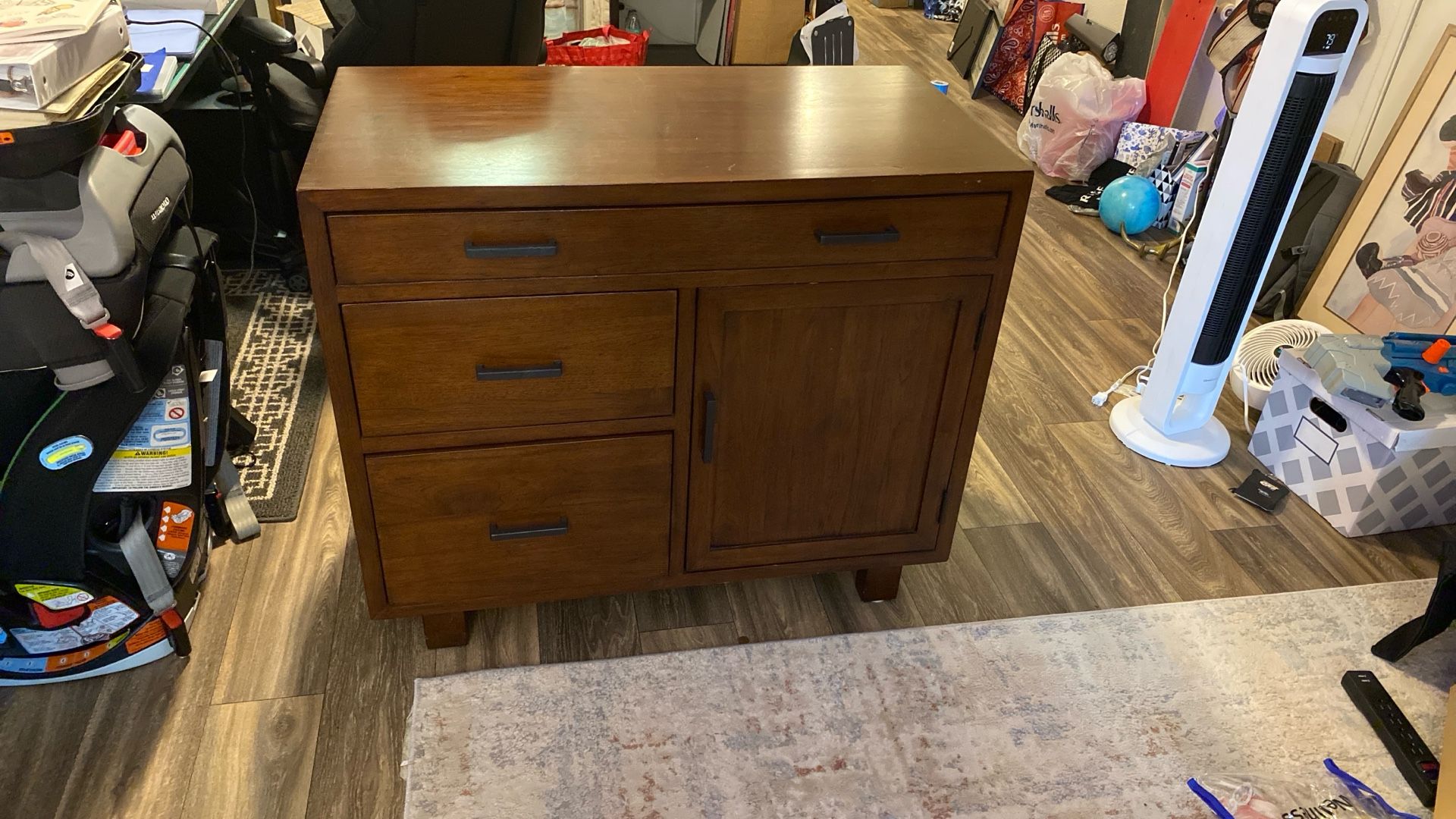 Solid Walnut Compact Desk from Crate and Barrel