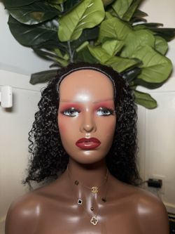 Ray Half Wig Human Hair Deep Wave 