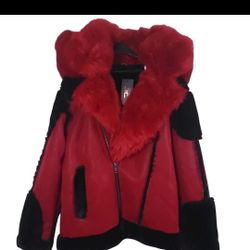 Jordan Craig Black Label El Jefe Shearling Moto Jacket 