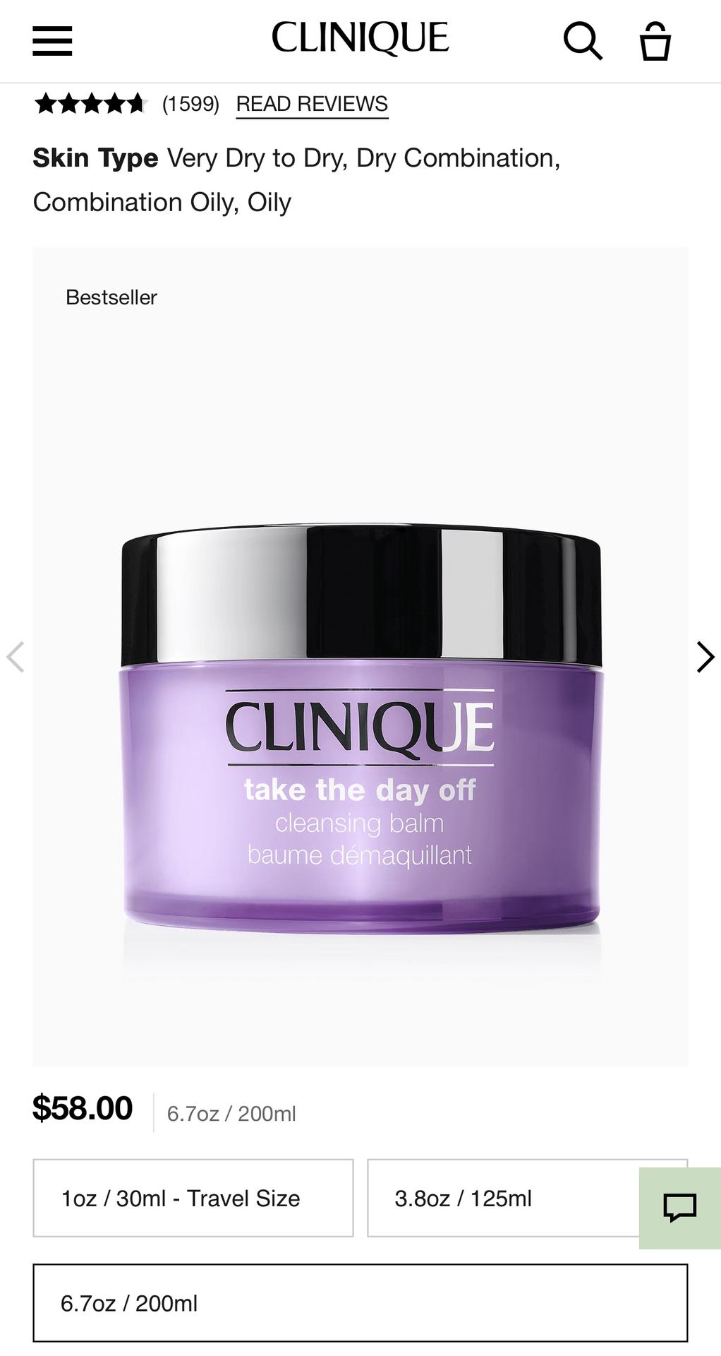 Clinique take the day off balm 8.5oz/250ml Brand New!!