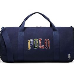 New Ralph Lauren Men's Navy Duffle Bag