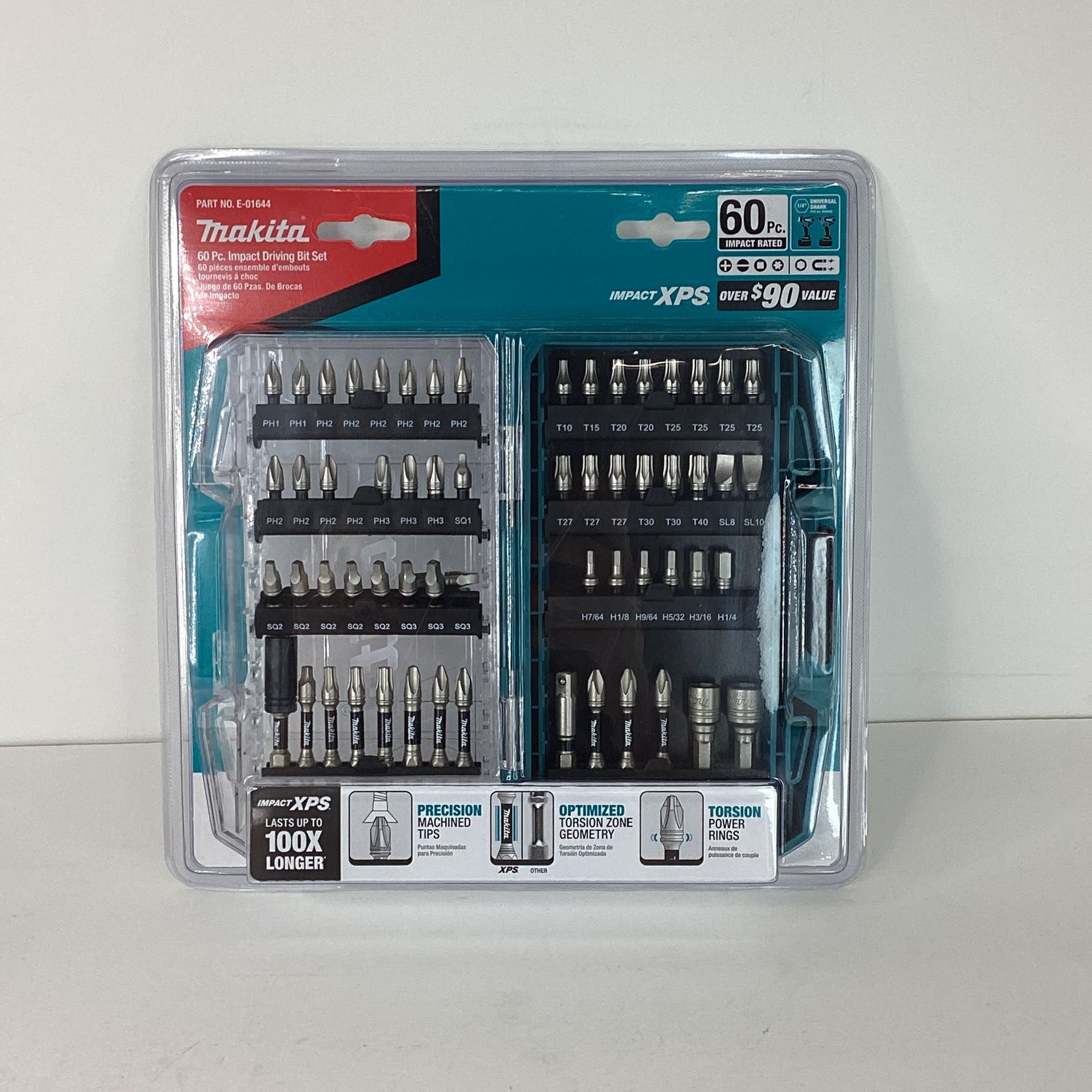 *NEW* Makita 60pc Impact Driving Bit Set - E-01644