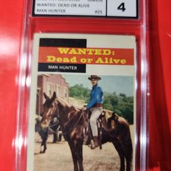 1958 Topps TV Westerns #25 Man Hunter EX/VG 4