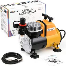 Meeden Airbrush Compressor 1/5hp model 7002