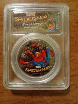 2016 Spiderman silver coin