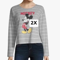 New Women's Long Sleeve Shirt Size 2X 