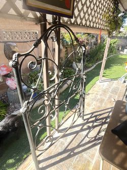 Ornate Metal Twin Head, Foot Boards