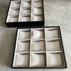 Brand New Jewelry Or Watches Storage Organizer Box With Pillows 