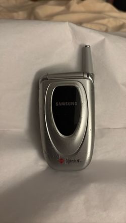 Samsung Sprint Flip Phone Silver