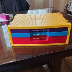 Cute Rare Crayola Storage Box Organizer