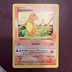 Charmander Pokémon Card 