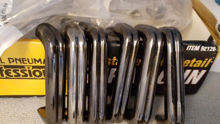 Black metallic looking handles