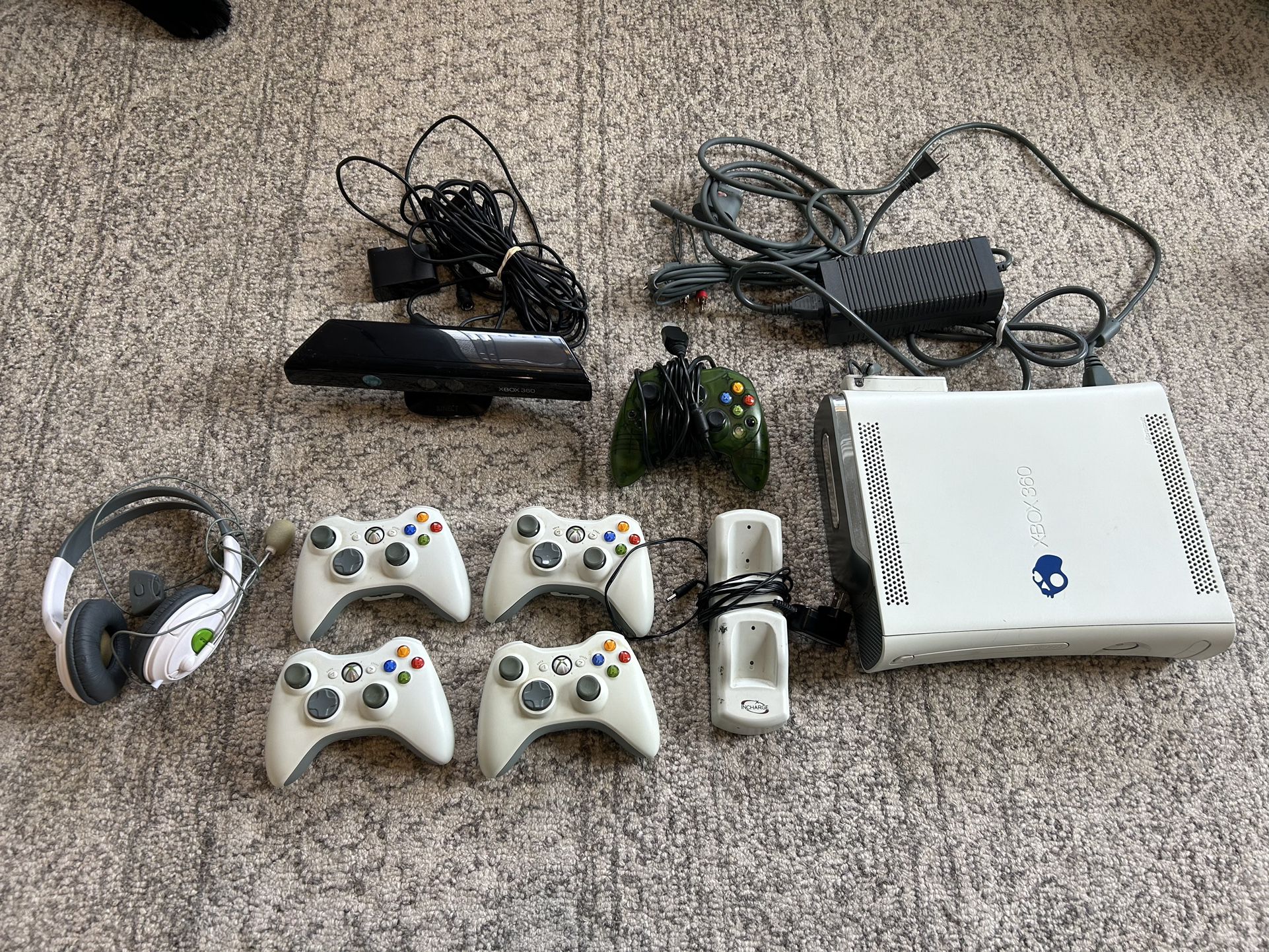 Xbox 360 With Kinect & Games