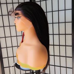 Wigs Human Hair 13X4  Natural Human Hair 18-inch 