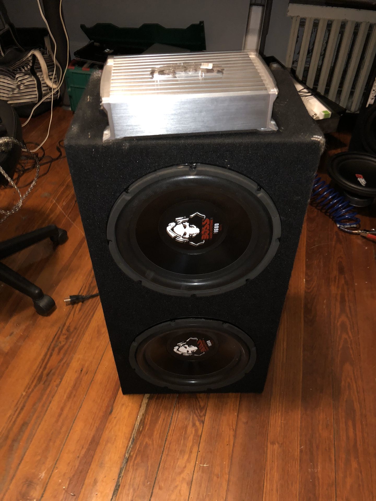 12 inches boss 2000 watts and boss monoblok 1500.1