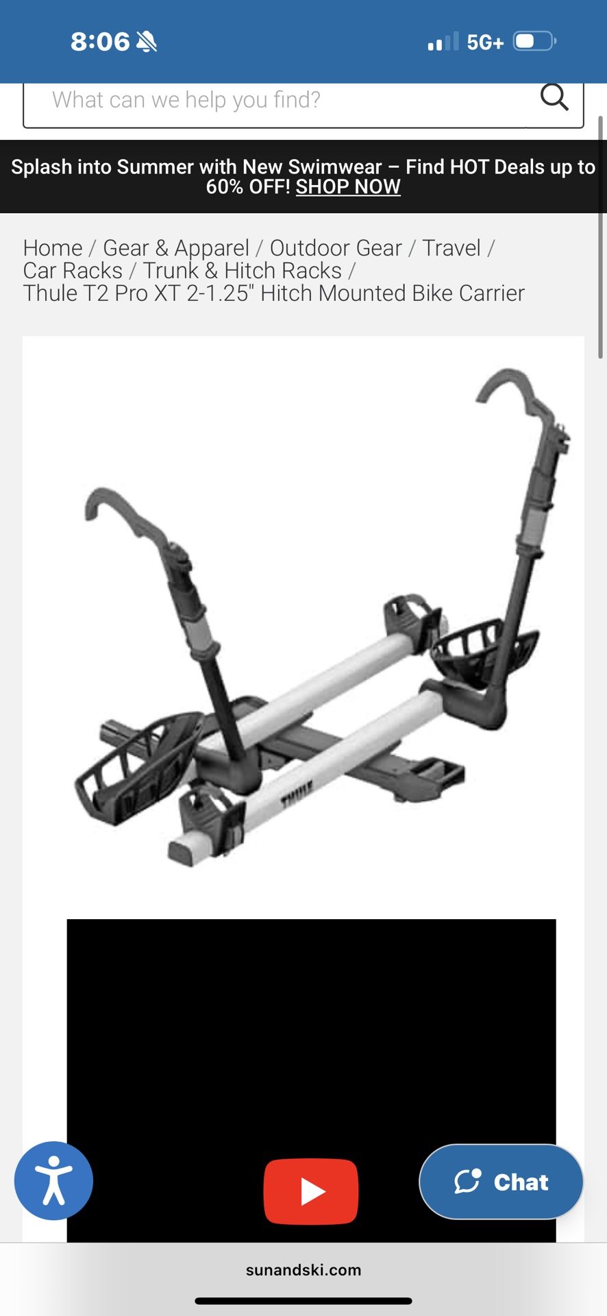 Thule XT Pro Bike Rack