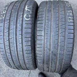 I Have 2 Tires 285-50-20 Pirelli Good Condition $110 For Both Mounted And Balanced 