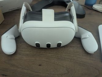 Meta quest 3 with controllers