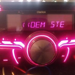 Clarion Double Din Deck Radio Car Audio