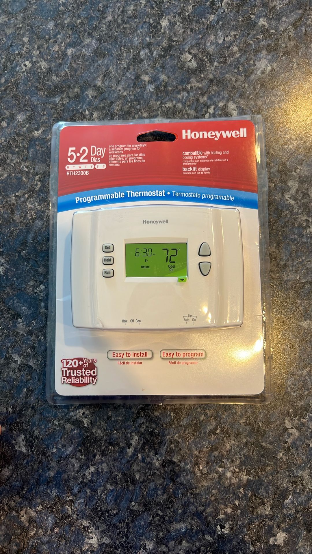 Honeywell Home 5-2 Day Programmable Thermostat