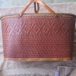 Vintage Redmon Picnic Basket