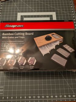 Snap-On Bamboo Cutting Board with Grates and Trays Sealed SSX25P138