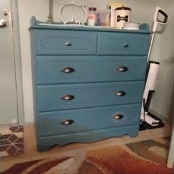Antique Blue Dresser/Changing Table